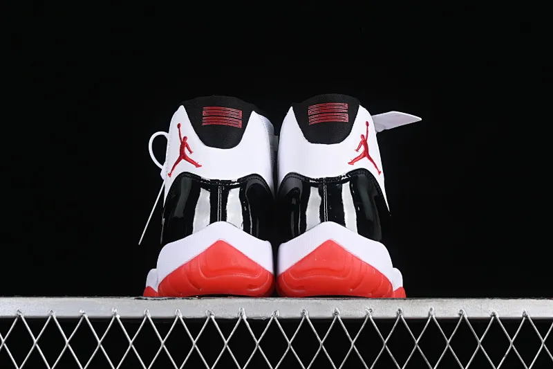 All categories Air Jordan Jordan series basketball shoes Air Jordan 11 Air Jordan 11 Retro AJ11 Joe 11 patent leather black and white red CT8012-106